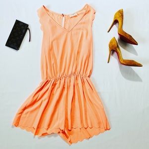 2/$24 Everly Romper Peach